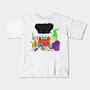 Overthinking Everything Kids T-Shirt